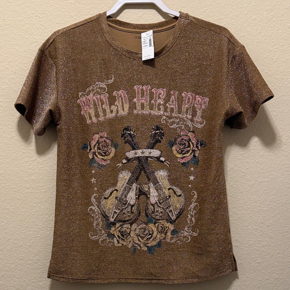 #222. Maurices Wild Heart Tshirt